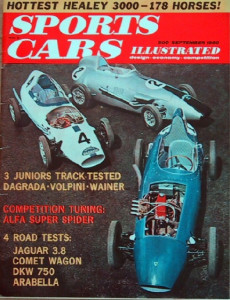 SPORTS CARS ILLUSTRATED 1960 SEPT - RUDD 3000, ALFA*